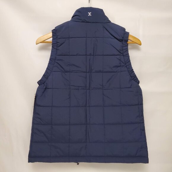 NWT Xersion Womens Quilted Lightweight Puffer Vest Navy Blue - XS - Picture 7 of 11